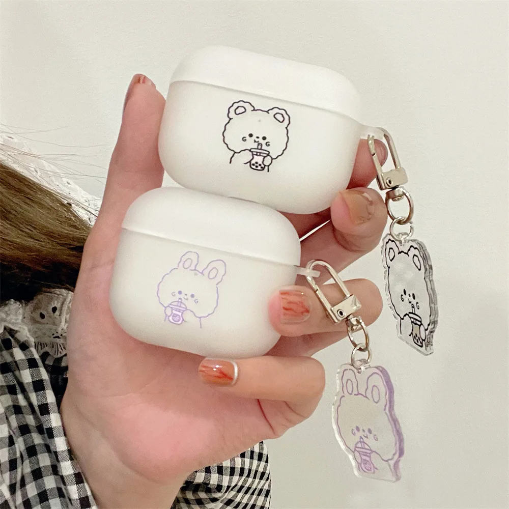 Cute Caroon Cat Case For Airpods Pro 2nd Silicone Wireless Headphone Case For Airpod 1 2 3 Earphone Protective Cover Accessories