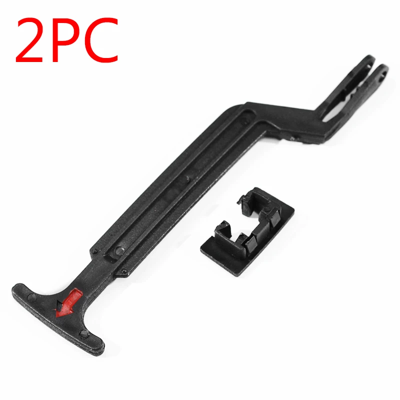 2pc/Set Black Bonnet Hood Release Rod Lock Latch Handle 3B0823593 For VW Passat B5 B5.5 1998 1999 2000 2001 2002 2003 2004