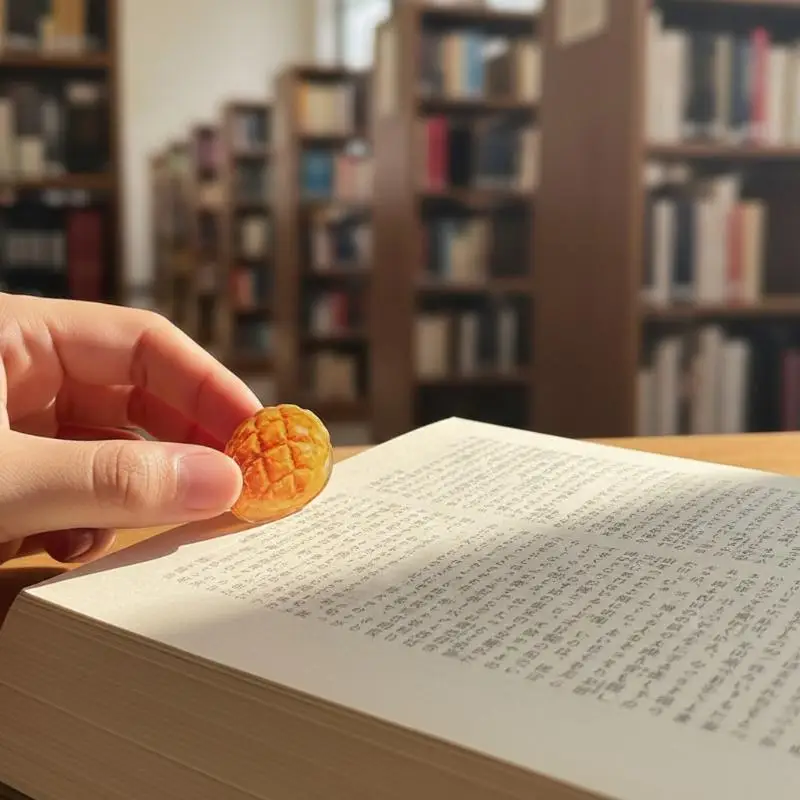 Reading Bookmark Simulation Cute Toast Croissant Bread Acrylic Bookmark Desktop Decor Bookmark Stationery Gift