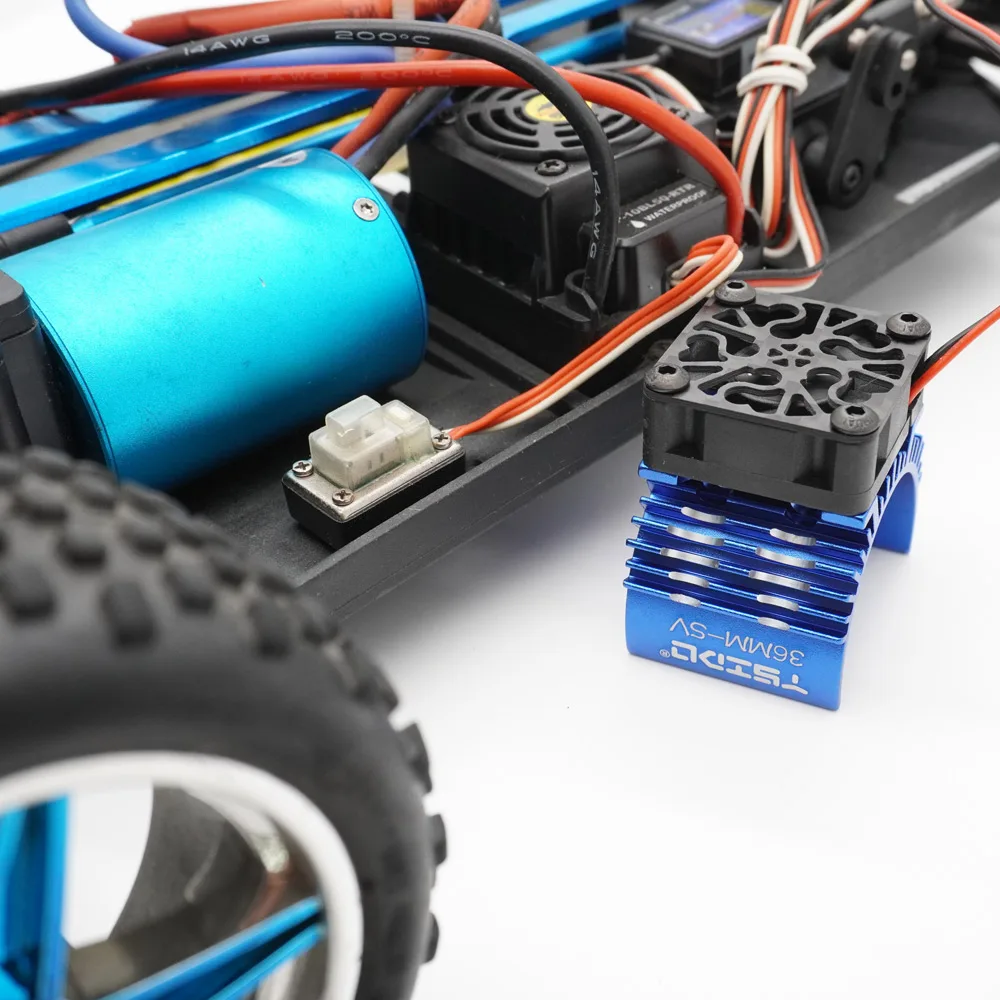 2026 YSIDO 36MM-SV 540 550 3650 3660 3665 Motor Heatsink Cooling Fan for HPI HSP Traxxas Axial Redcat 1/10 1/12 1/8 RC Car