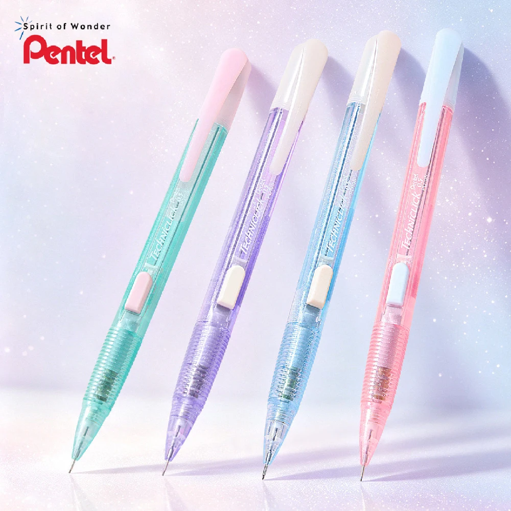 Japan Pentel Mechanical Pencil 0.5mm Side‑Push Automatic Pencil PD105C Not Easy Break Lead Writing Drawing School Stationery