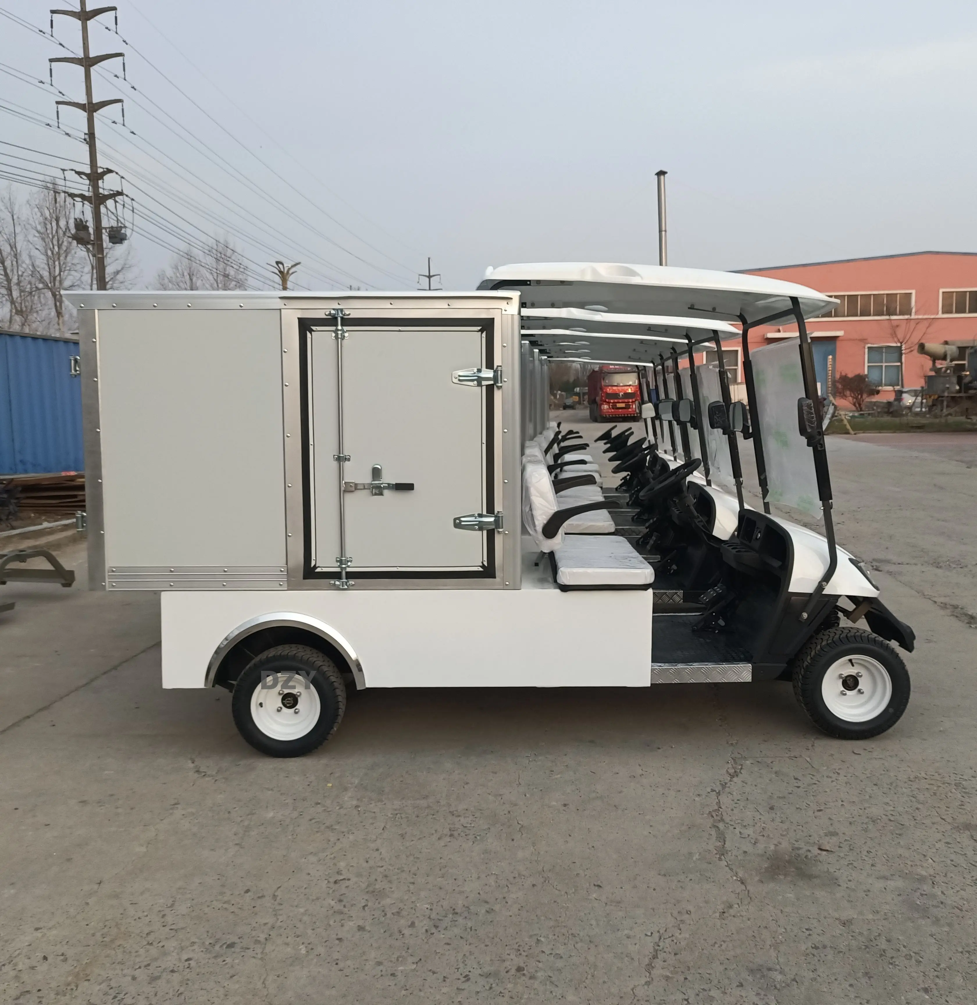 Trustworthy Supplier High-End Quality 6 Seats Golf Buggy Electric Vehicle Electric Hunting Golf Cart With Cargo