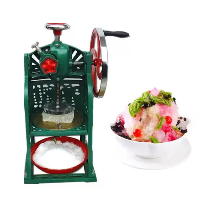 

hot selling Ice Crushers Shavers Smoothie manual cast iron ice shaving machine