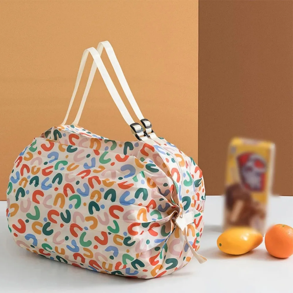 1pc Foldable Shopping Bags Foldable Storage Bag With Handle Portable Travel Camouflage Handbags Large Capacity Nylon Bag image 5