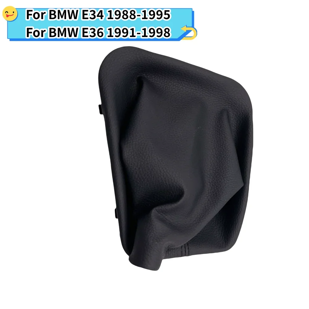 NEW Manual Car Gear Stick Boot Cover Shift Knob Gaiter Boot Cover For BMW E34 1988-1995 For BMW E36 1991-1998