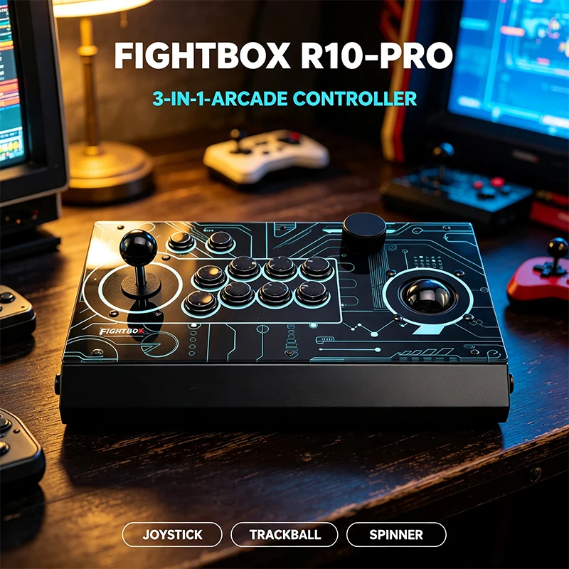 Trackball Controller Arcade - FightBox R10/R10 PRO Arcade Fighting Stick