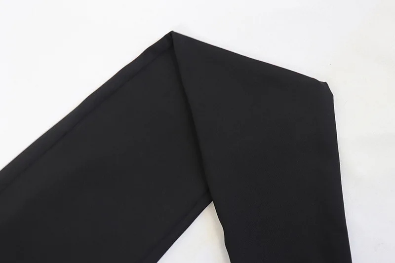 تمتد سليم اللياقة البدنية تجريب نحيل حللا المرأة الصلبة س الرقبة طويلة الأكمام زمم الخوخ الوركين اليوغا وزرة ثوب فضفاض غير رسمي #6