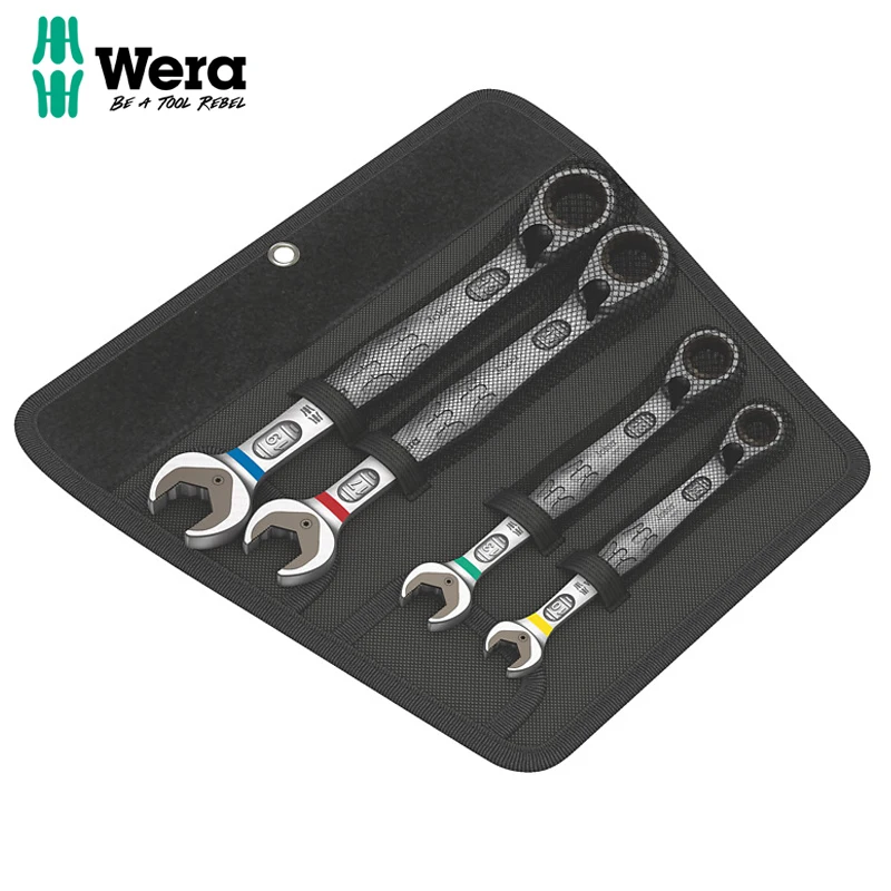 WERA 05020090001 6001 Open Plum Blossom Ratchet Lever Reversing With Paddle Wide Range Of Use Strong Clamping Ability