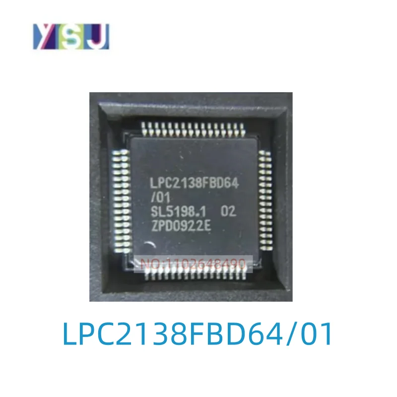 LPC2138FBD64/01  IC MCU 16/32B 512KB FLASH 64LQFP