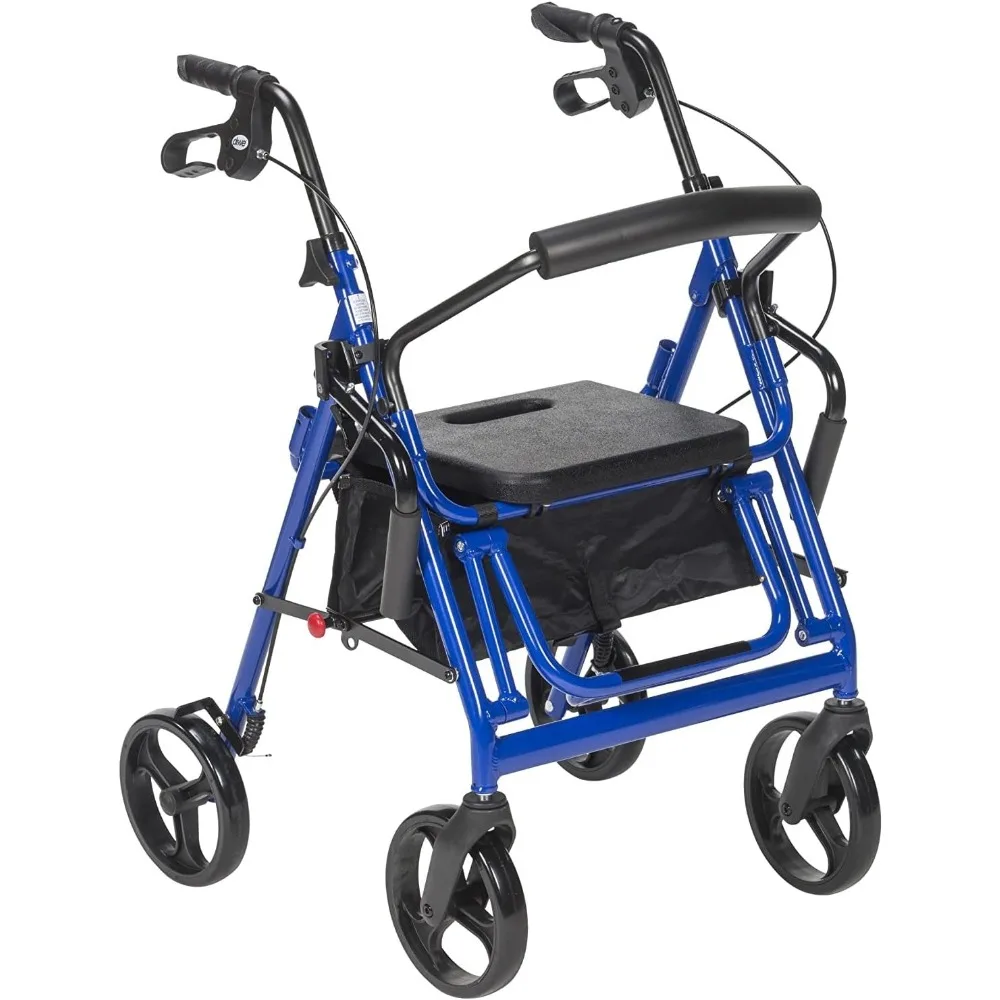 

795B Duet Folding Transport Wheelchair and Rollator Walker