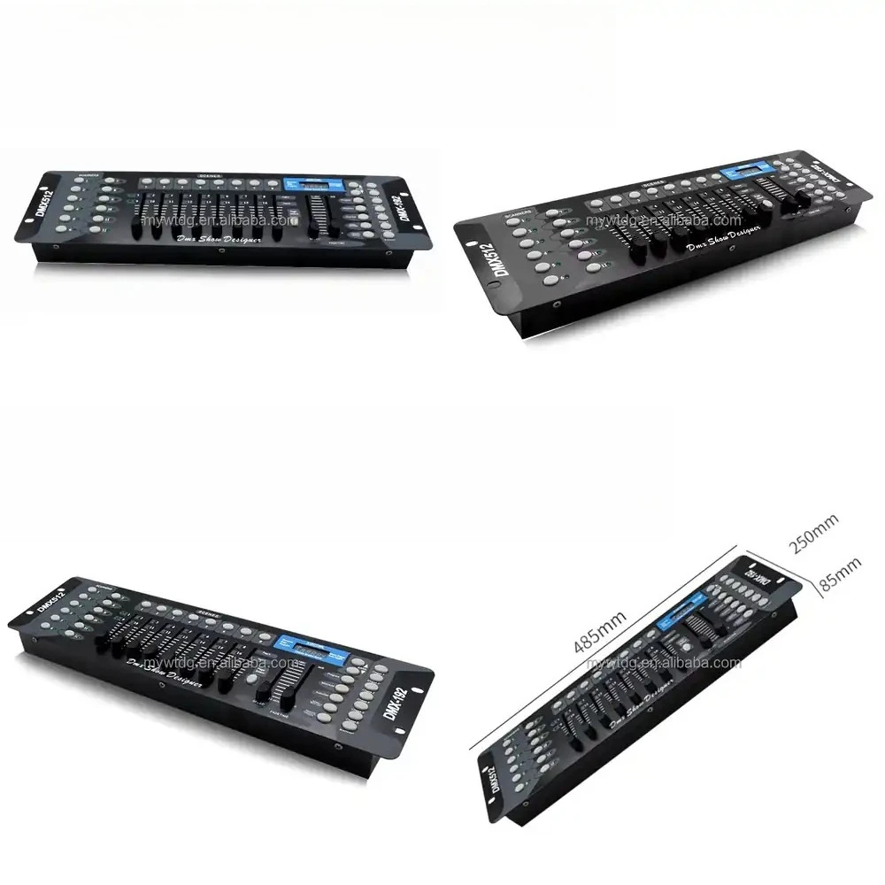 16 Channel DMX512 Controller Console for LED Matrix Light Stage Light Party DJ Disco Lighting 192 Channel DMX Controller