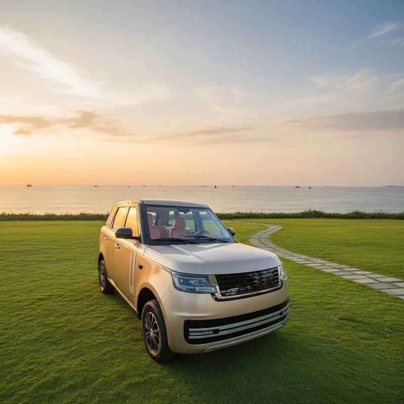 2025 New LTL 4-Seater EV Utility Car EEC Approval RHD Left Steering Rear Camera China NEDC 401-500km