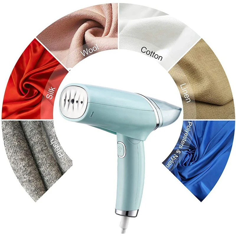 Portable Steamer For Clothes, Foldable Handheld Garment Steamer Travel Clothes Steamer Fabric Wrinkles Remover