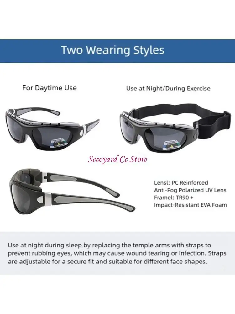 N3UC UV400 Protective Goggles Against Strong Light For Outdoor Activities
