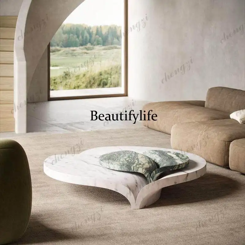 0776 Modern Marbles Coffee Tables Luxury Classy Design Japanese Salon Center Tea Table Hotel Bauhaus Mesas De Centro