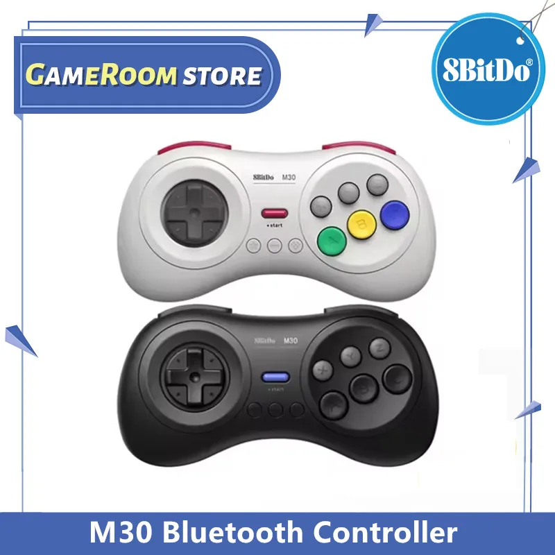 

8Bitdo M30 Bluetooth-контроллер-геймпад для Nintendo Switch ПК Windows Steam и Android с Sega Genesis Mega Drive Style