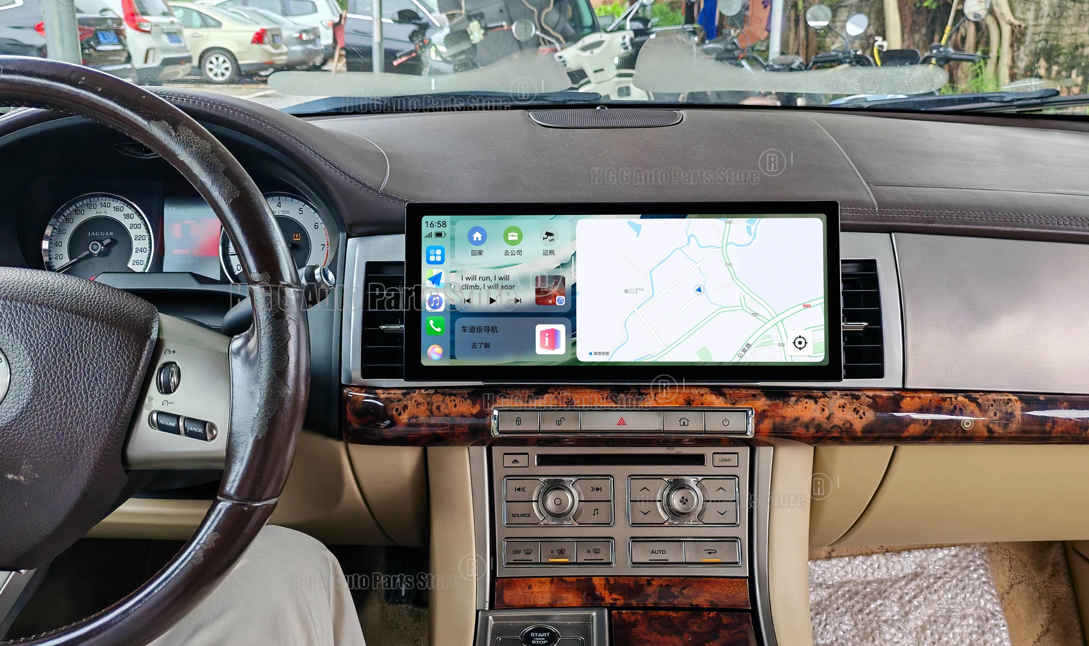 12.3inch Car GPS Navigation For Jaguar XF 2008-2015 Android Car Radio Auto Stereo Receiver Multimedia Player CarPlay Head Unit