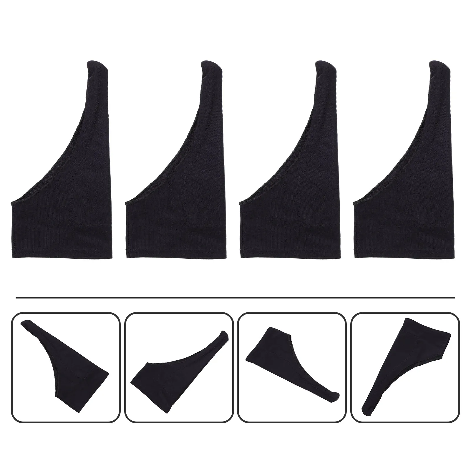 4Pcs Anti-Skid Drawing Glove Premium Palm Rejection Digital Art Glove for Graphic Tablet Touch Screen Sketching Sweat Absorbing