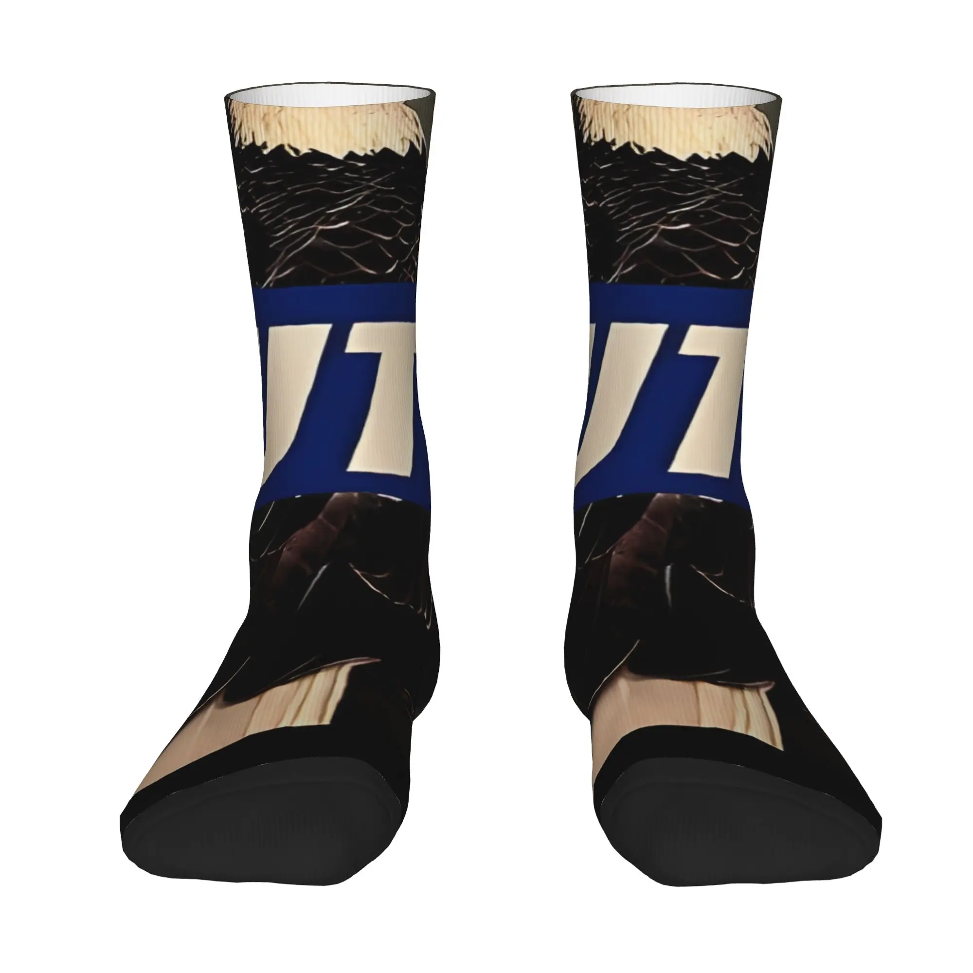 Funny Sock Clutch Band Clutch Metal Rock Band  Logo Tour Album Vintage Quality Pattern Printed Men Socks Novelty Men's Socks