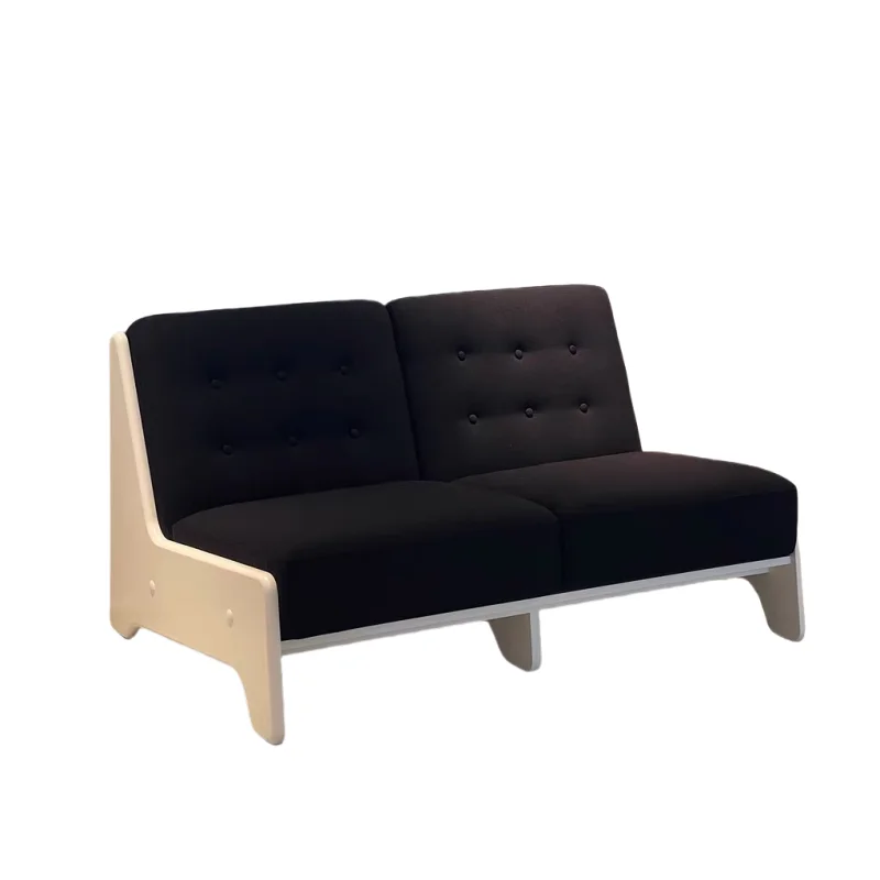 Nordic minimalist fabric modular biscuit sofa, simple fresh colors for living room, multi-person leisure sofa