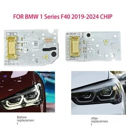 자동차 헤드라이트 DRL 칩 안정기 칩 회로 기판, 광원 보드 피팅, BMW 1 시리즈 F40 2019-2024 용 백색등