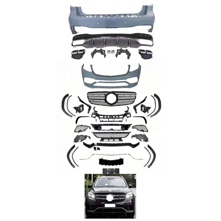 

Автомобильные аксессуары Flying Wing X166, обновленный стиль GLS63, бамперы, решетка, комплект кузова для GLS Class 2016-2019