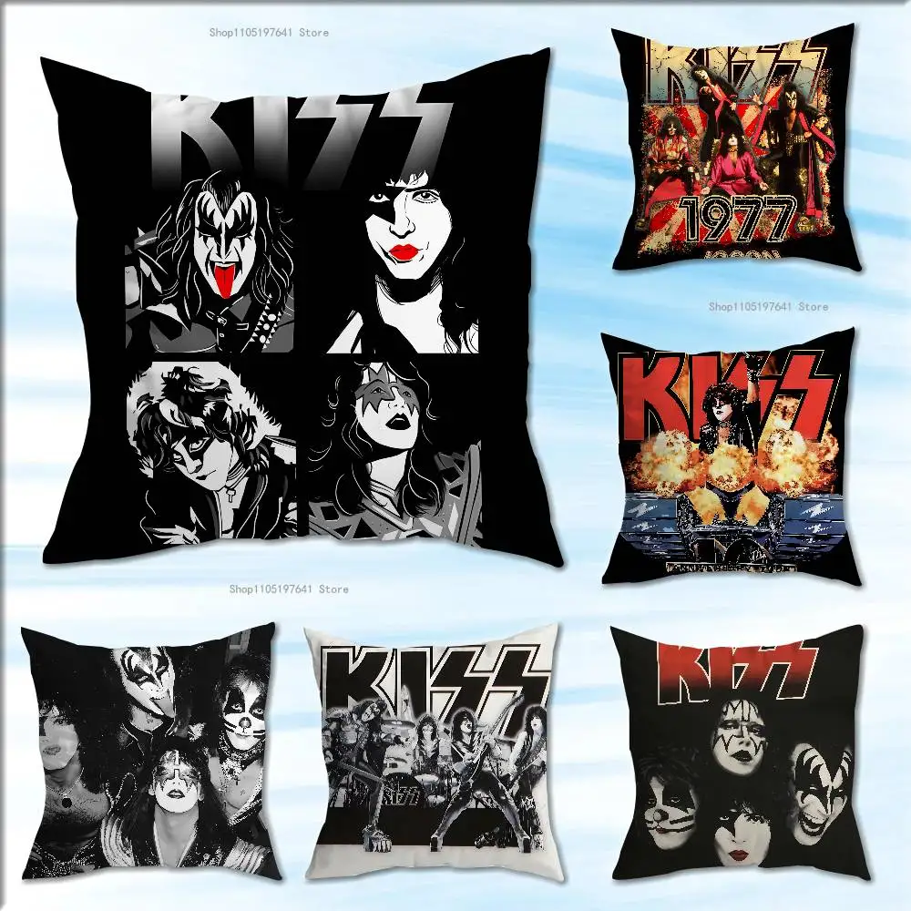 

K-Kiss Rock Band Anime Celebrity Merchandise All-Match Printed Pillow Case Sofa Car Office Room Decoration Protector