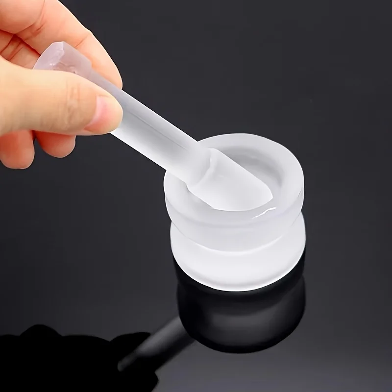 

Glass Mortar and Pestle Set High-transparency Laboratory Grinding Tool for Research Medicinal Use Grinding Bowl Gift