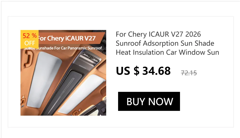For Chery ICAUR V27 2026 Spare Tire Cover Thickened Rainproof Tire Protective Sleeve Accessories