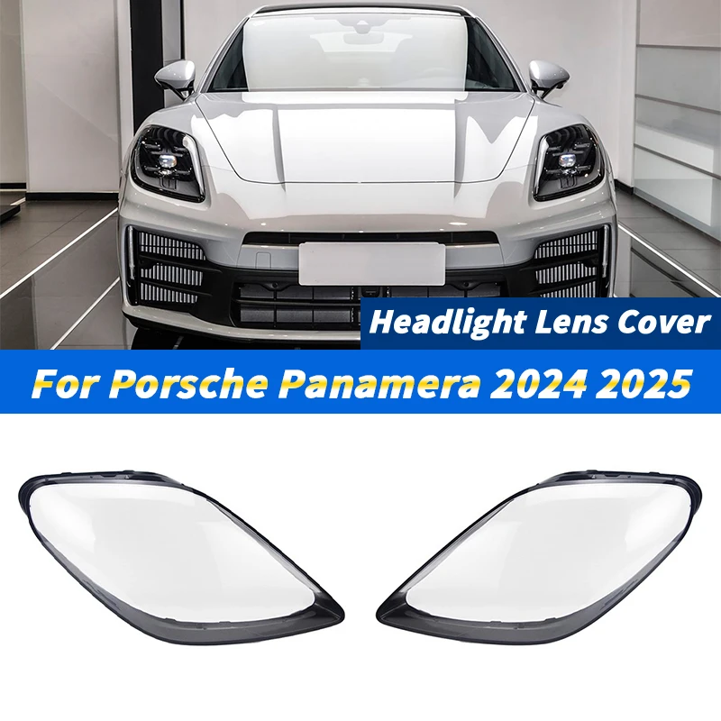 

Для Porsche Panamera 2024 2025 крышка объектива фар автомобиля абажур пылезащитный чехол для фар автомобильные аксессуары автозапчасти