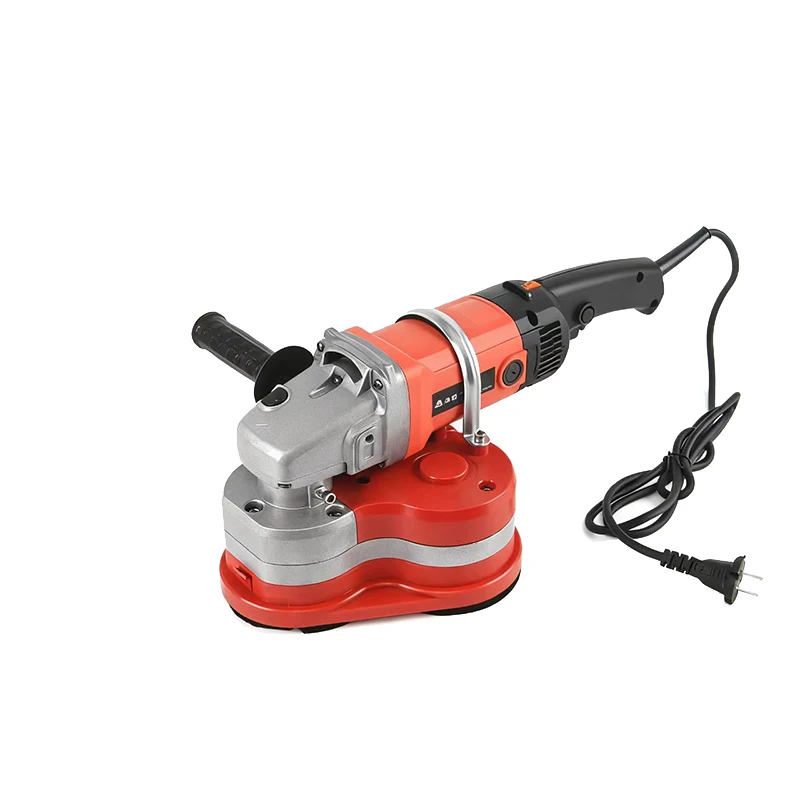 ماكينة صنفرة محمولة بثلاثة رؤوس خالية من الغبار، مطحنة خرسانة لإعداد سطح الخرسانة من الأرض إلى الأرض #1