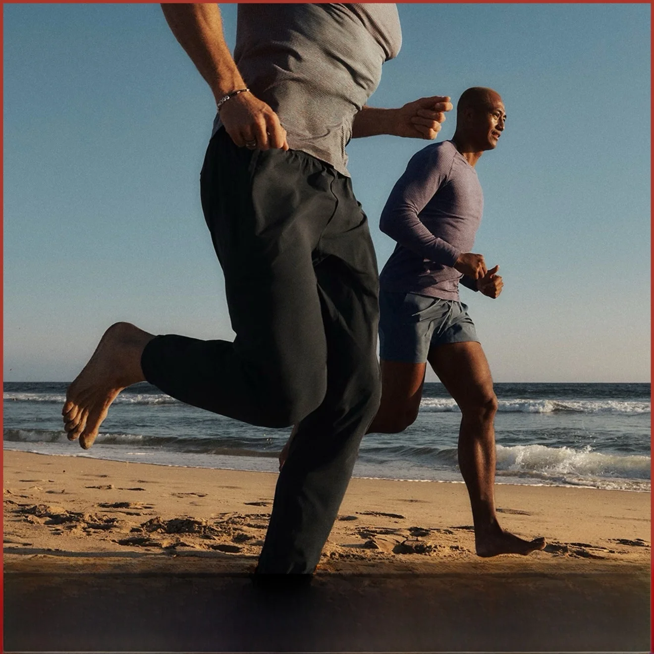 

Outdoor Sports Casual Pants Men Women Early Autumn High Elastic Slim Fit Side Zipper Breathable Spor Loose Straight Leg Pants