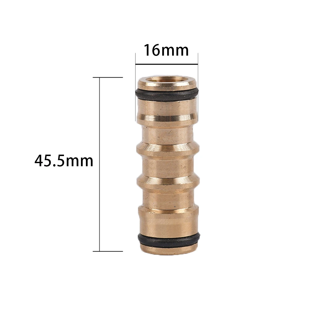 1/2\'\' 3/4\'\' 1\'\' Brass Tap Quick Connecter 16mm 20mm Copper Hose Coupling Adapter Garden Tubing Repair Watering Gun Fittings Tool