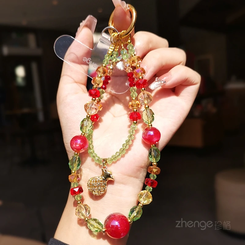 

Подвеска-цепочка для мобильного телефона для женщин, жемчужное украшение, покупки и фотосъемка, чехол для телефона с защитой от потери, универсальный, новый продукт