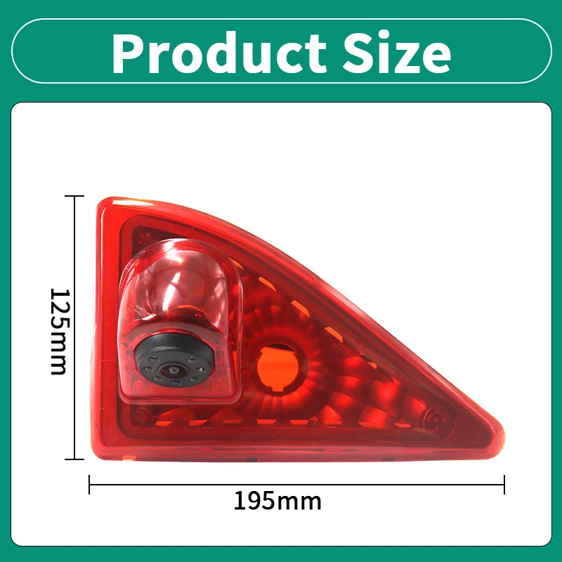 AHD Car Brake Light Rear View Camera Waterproof Night Vision For Renault Master Nissan NV400  Opel Vauxhall Movano Van 2010-2016