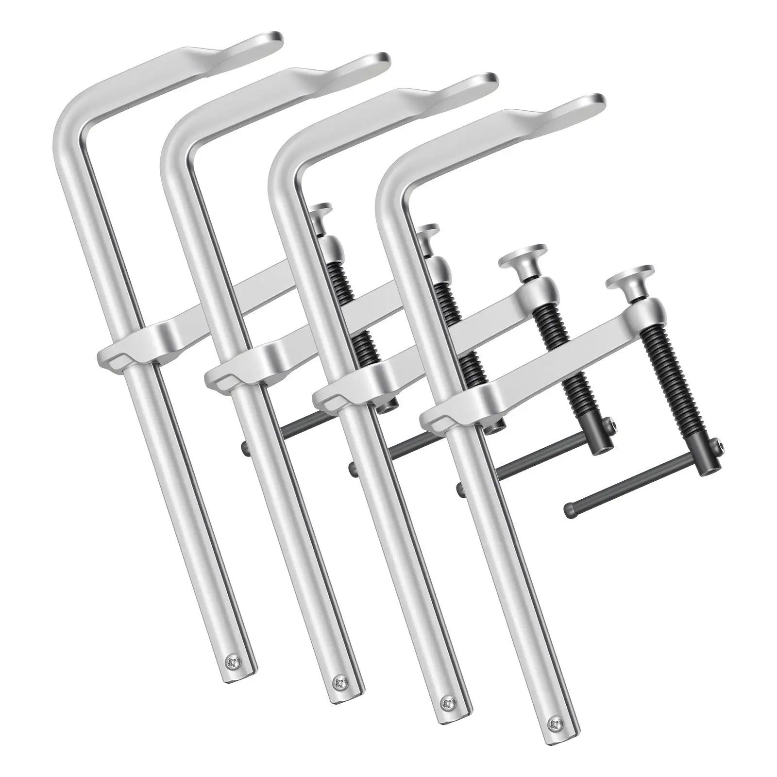 Bar Clamps for Woodworking, 4-Pack, 12