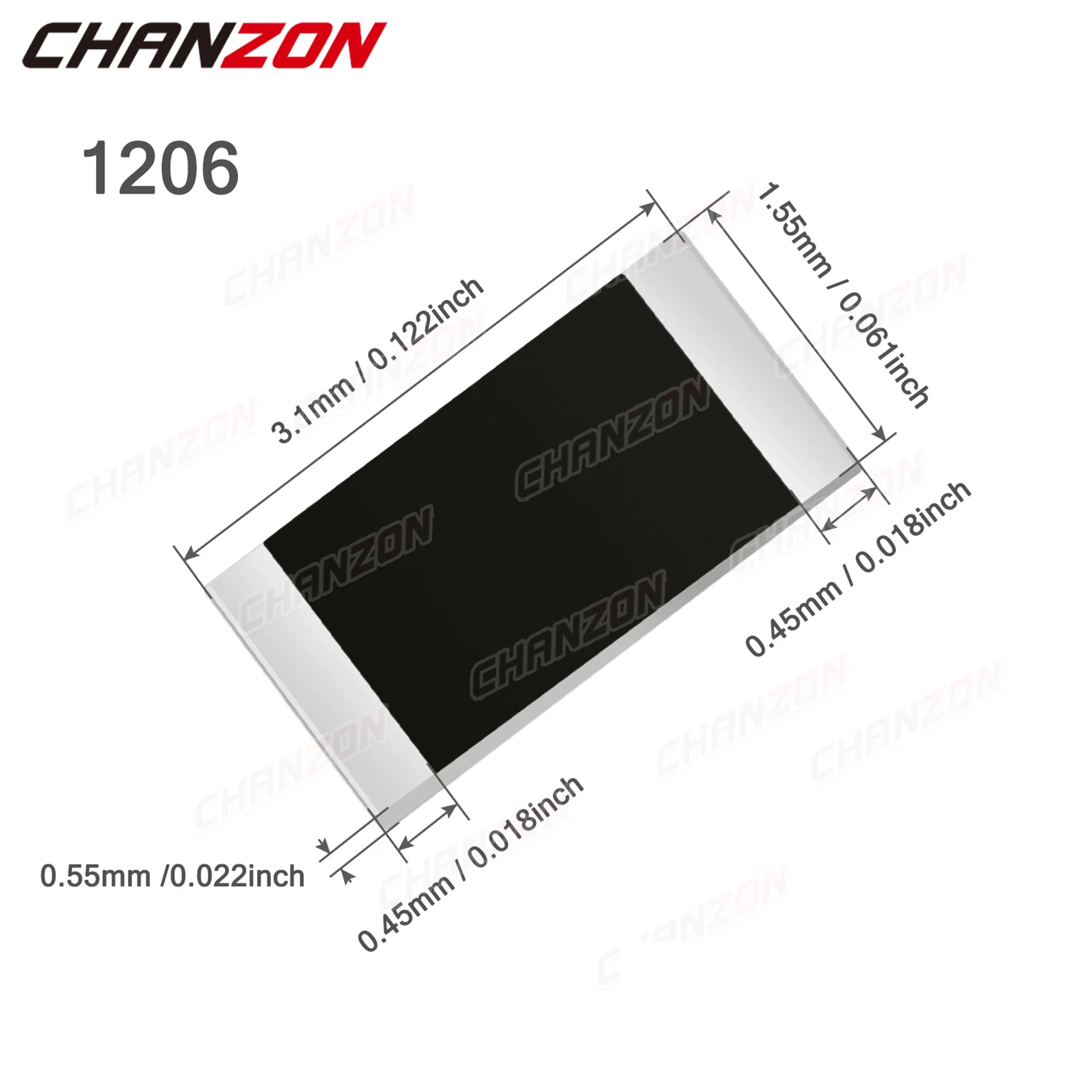 100 unids/lote 1206 1% resistencia SMD de alta precisión 0 1 10 100 220 330 1K 2,2 K 27K 33K 82K 150K Ohm 3K3 5K6 6K8 4R7 1/4W resistencia