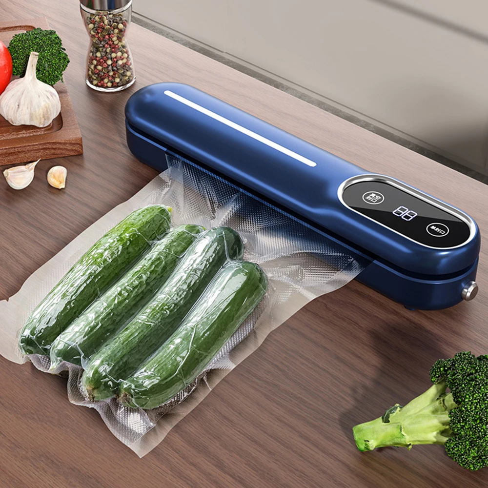 Household Vacuum Packaging Machine Vacuum Sealer for Seafood Fruits Meat Sausage Beef Fish Rice Vegetable Food Vacuum Sealer