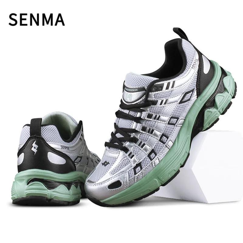 

SENMA Men Casual Designer Running Shoes Trendy Running Shoes For Couples Thick Soled Height Increasing Sports Casual Dad Shoes