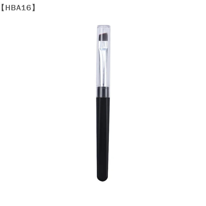 แบบพกพาอายแชโดว์แปรงแต่งหน้าขนาดแปรงแต่งหน้าคิ้วซิลิโคน Glit Essential เครื่องสําอางค์เครื่องมือพร้อมฝาปิด
