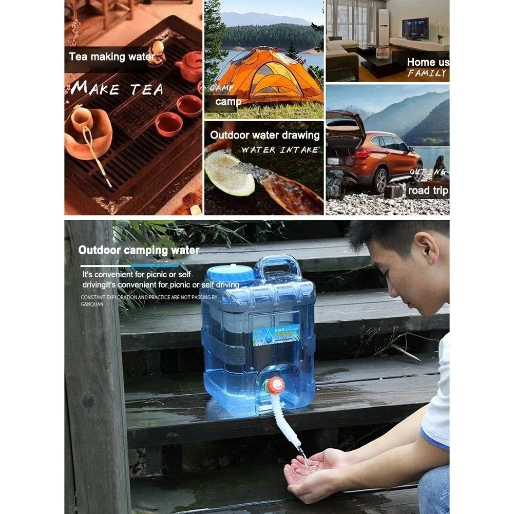 Plastic Spiral Knob Faucet for Square Water Containers 7 4cm PP Tap with Ergonomic Design for Easy Flow Control