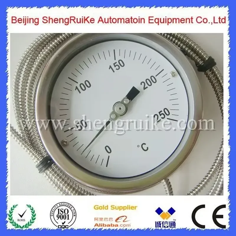 Durable Hot Sale Water Heater Capillary Thermometer