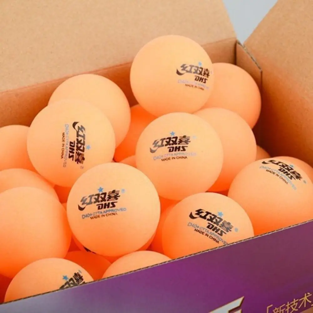 120PCS ABS Ping Pang Ball Wear-resistant Strong Training Ball Durable Beating Elastic for Double Happiness