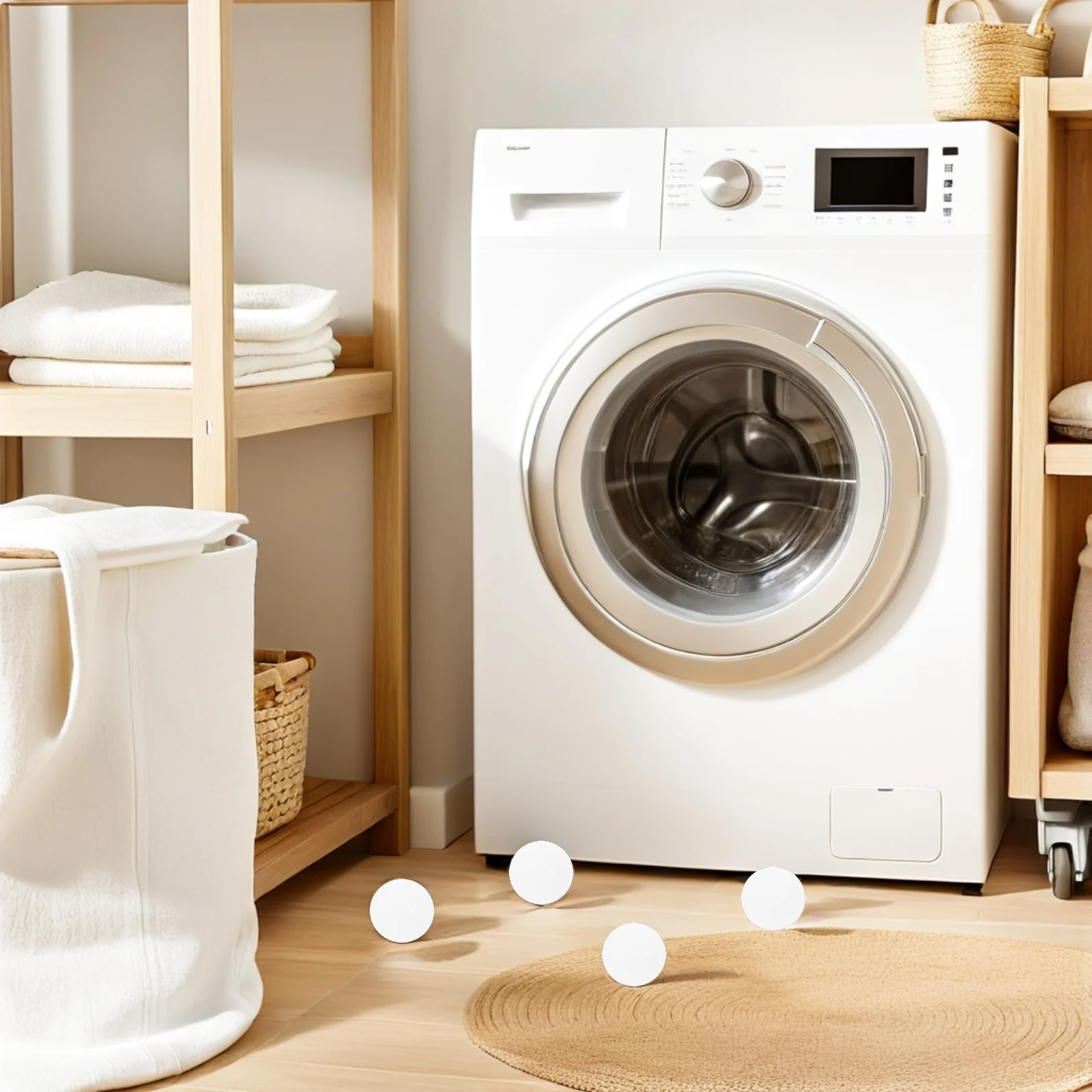 

4pcs Silicone Laundry Drying Ball For Down Jacket Winter Clothes Fluffing Softening Reusable Eco Static-Free Fabric Care Tool