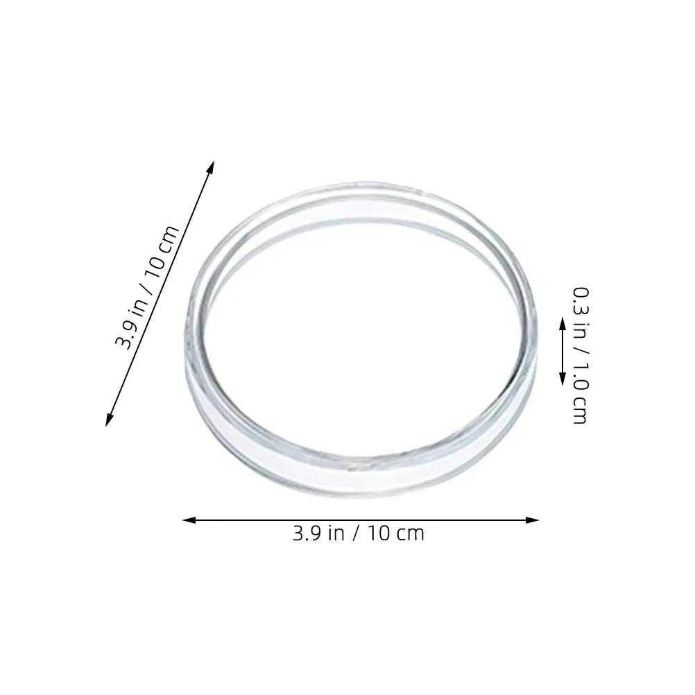 

10 Pcs Plastic Petri Dish Dishes Specimen Disposable Culture Laboratory with Lids Storage Bulk Dispenser Agar