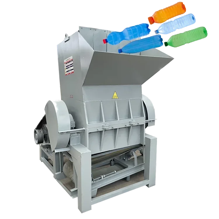

1000KG/H plastic crushing machines pet bottle crusher shredder machine