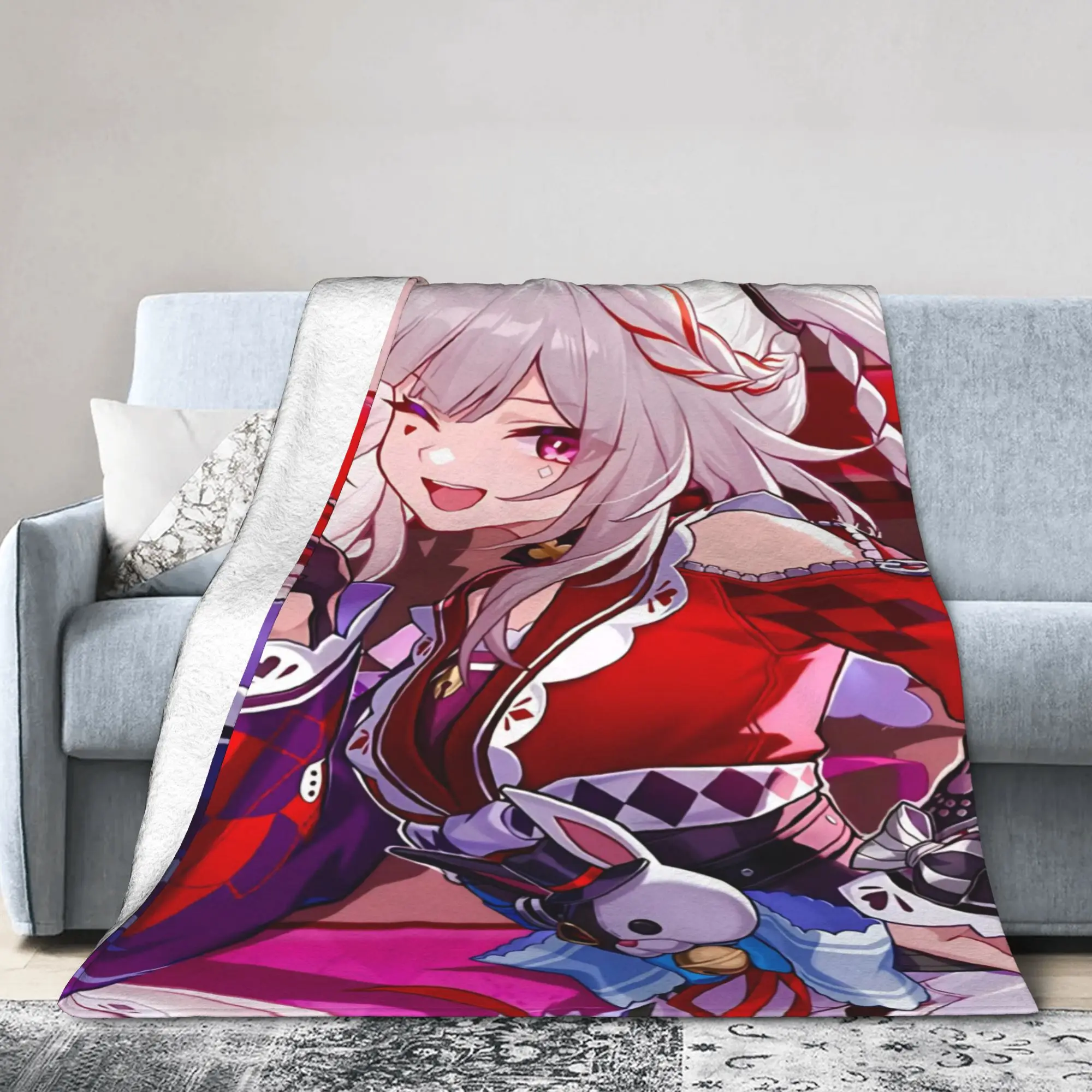 Honkai Star Rail Merch Blankets Ultra-Soft Velvet  Throw Blankets Comfortable Bedding Throws
