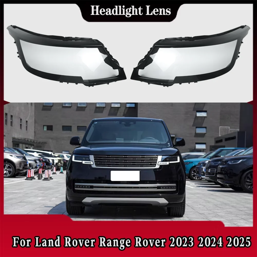 

Headlight Cover For Land Rover Range Rover 2023 2024 2025 Transparent Headlamp Cover Plexiglass Replace Original Lampshade
