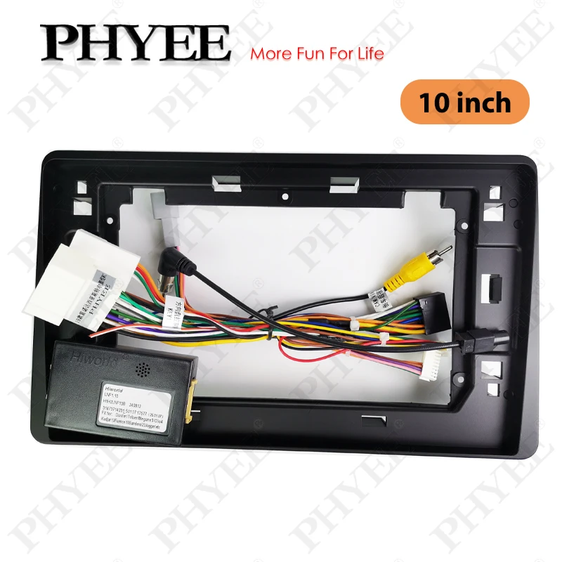 

10" Android Radio Panel Frame for Renault Duster 2017-2020, Wiring Harness Adapter, CAN Bus Decoder, 12Pin 24Pin 8Pin Connector