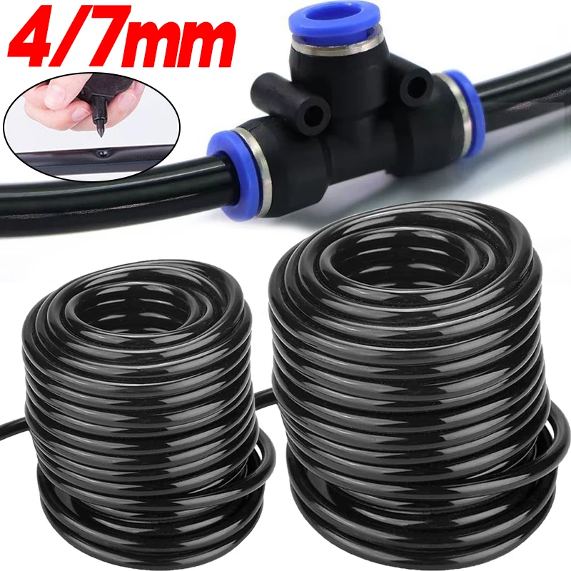 

10-30M PVC Micro Irrigation Pipe for Greenhouse DIY Arbitrary Length Garden Watering 4/7mm Hose Drip System Sprinkler Tubes